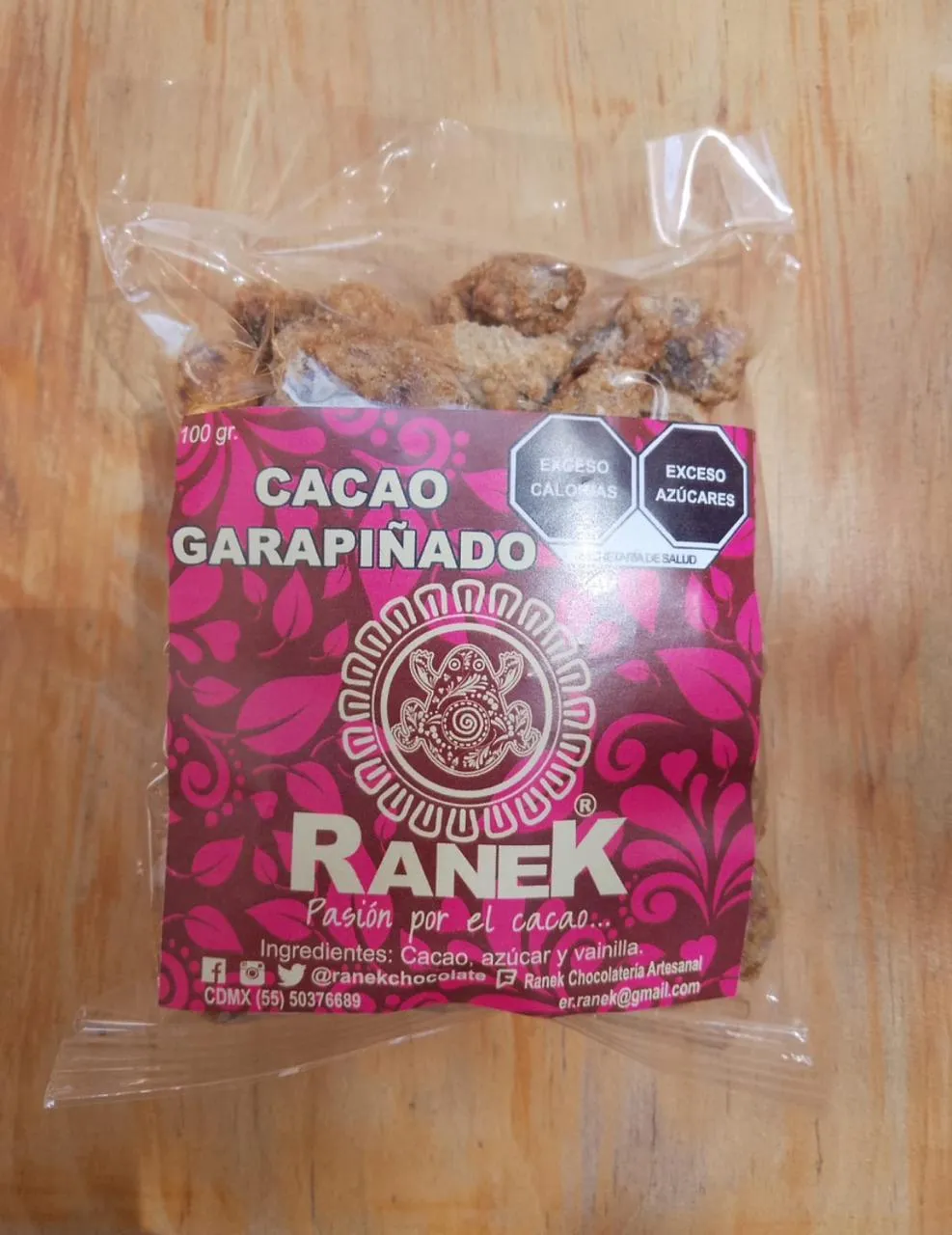 Cacao garapiñado